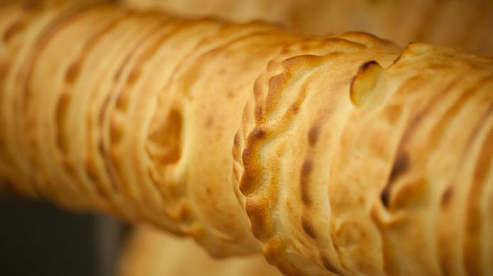 Baumkuchen der Konditorei Rabien - hier gebacken